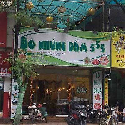 Bò Nhúng Dấm 555 – Trung Hòa