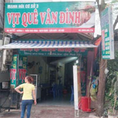 Mạnh Hói – Vịt Cỏ Vân Đình Cơ Sở 3