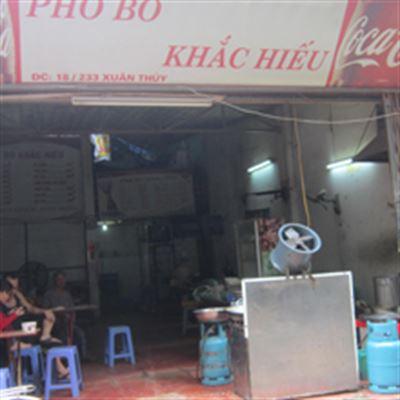 Phở Bò Khắc Hiếu – Xuân Thủy