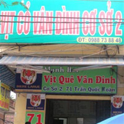 Mạnh Hói – Vịt Cỏ Vân Đình Cơ Sở 2
