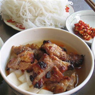 Quán bún chả – Đường Bờ Sông