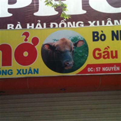 Phở Bà Hải Đồng Xuân – Nguyễn Thị Định