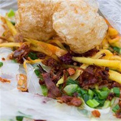 Bánh Tráng Trộn Da Heo Chiên Giòn Cô Hà