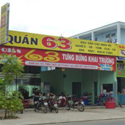 Quán 63 – Hải Sản Tươi Sống