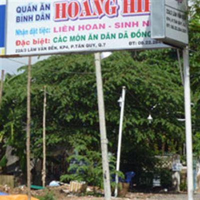 Quán Ăn Bình Dân Hoàng Hiếu – Lâm Văn Bền