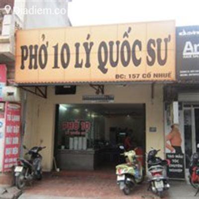 Phở 10 Lý Quốc Sư – Cổ Nhuế