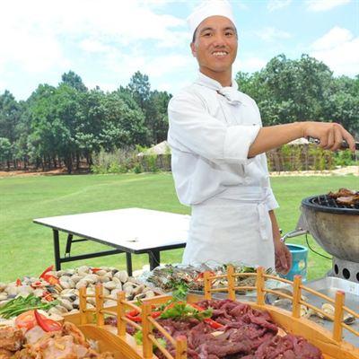 Buffet Sân Vườn – Flamingo Đại Lải Resort