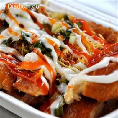 Bánh Mì Nướng Muối Ớt & Mực Rim